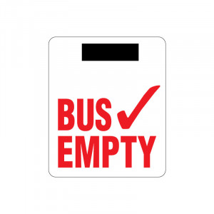 Magnetic Bus Empty Sign