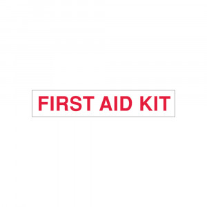 Red First Aid Kit Decal