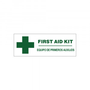 Green First Aid Kit Decal