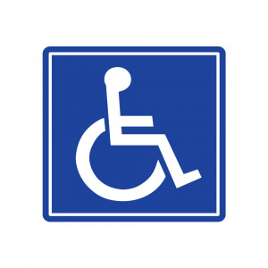 Handicap Sign Decals