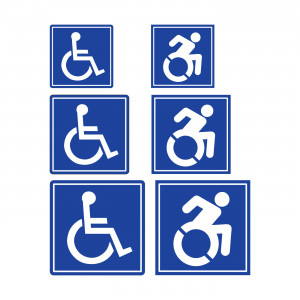Magnetic Handicap Symbols