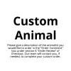 Exterior Plastic Animal Signs w/ Screws