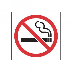 No Smoking Sign Decal