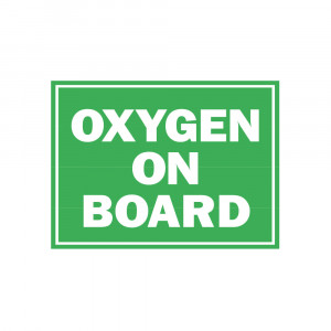 Oxygen On Board Decal