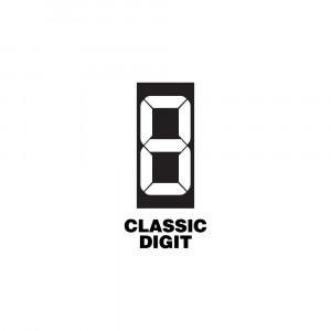 Replacement Classic Digit for Route Changer™ CLASSIC Signs 